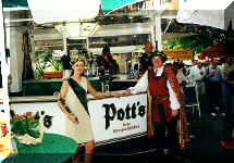 Bierknigin und Gambrinus